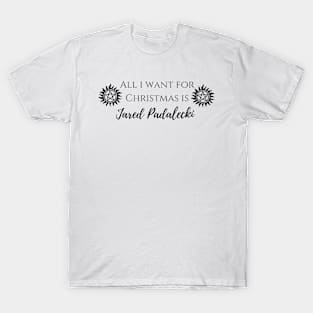 all i want for Christmas is Jared Padalecki T-Shirt